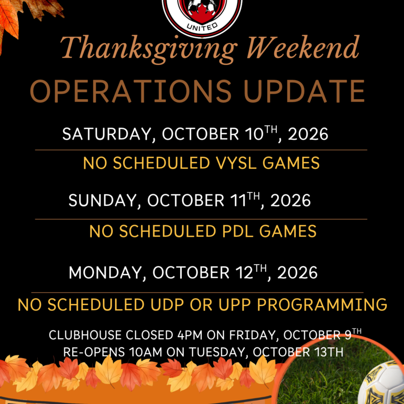 Thanksgiving Operations 2026